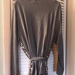 Cardigan sequin sweater